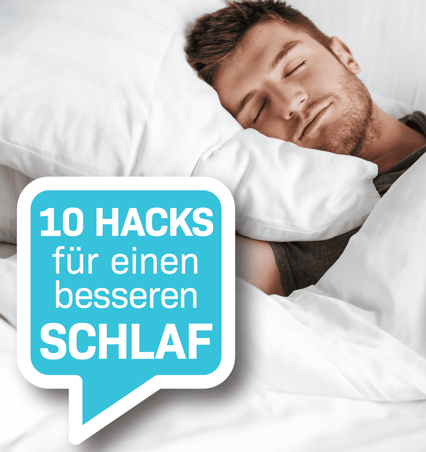 10 Hacks für besseren Schlaf!